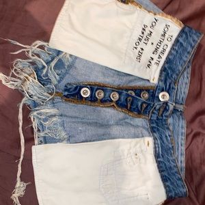 Unravel denim shorts. size 25. Bought from ssense